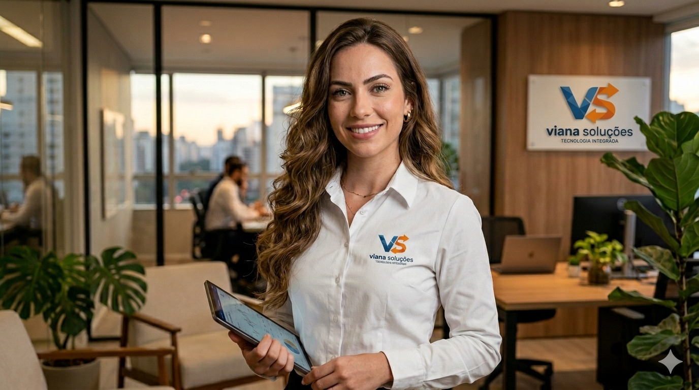 Eliza, atendente virtual de IA da Viana Agentes Autônomos